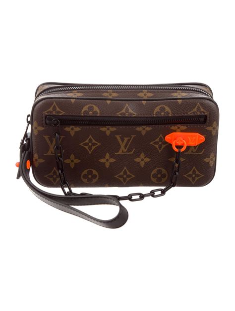 louis vuitton pochette volga monogram black hardware brown|The Essentials .